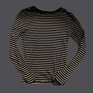 Wild fable striped long sleeve shirt